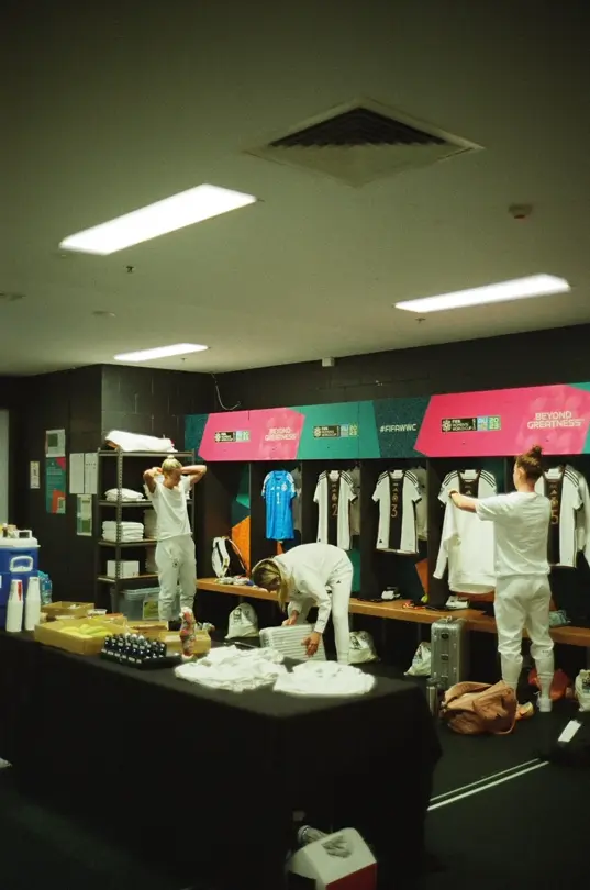 the team in the mall