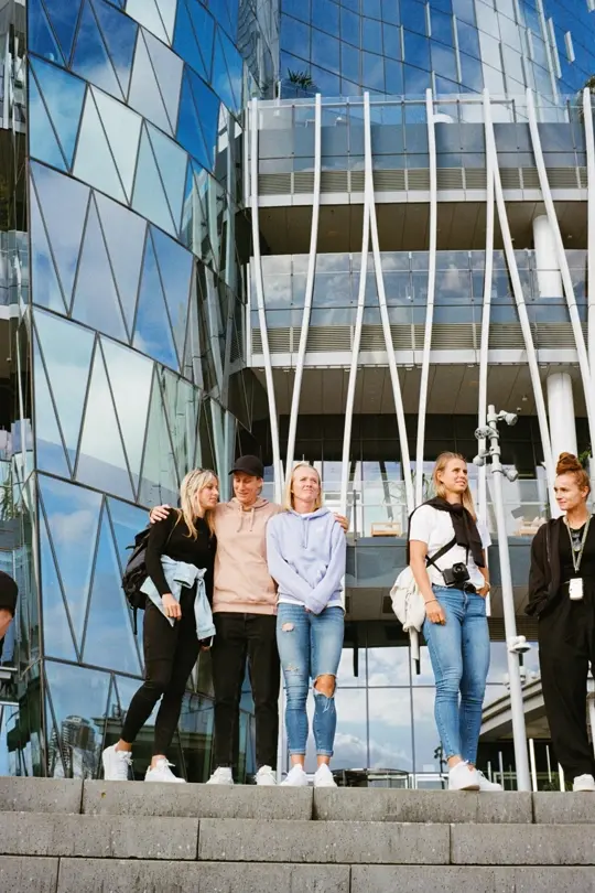 photoshoot with the team