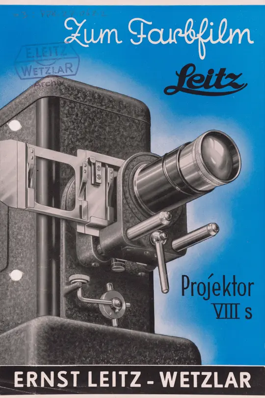 Illustrated book on the first Leica projectors