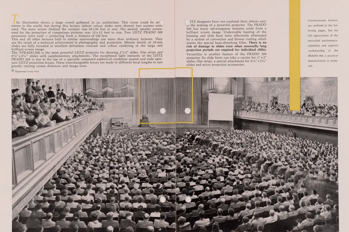 Illustrated book on the first Leica projectors