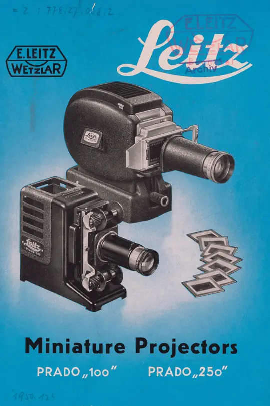 Illustrated book on the first Leica projectors