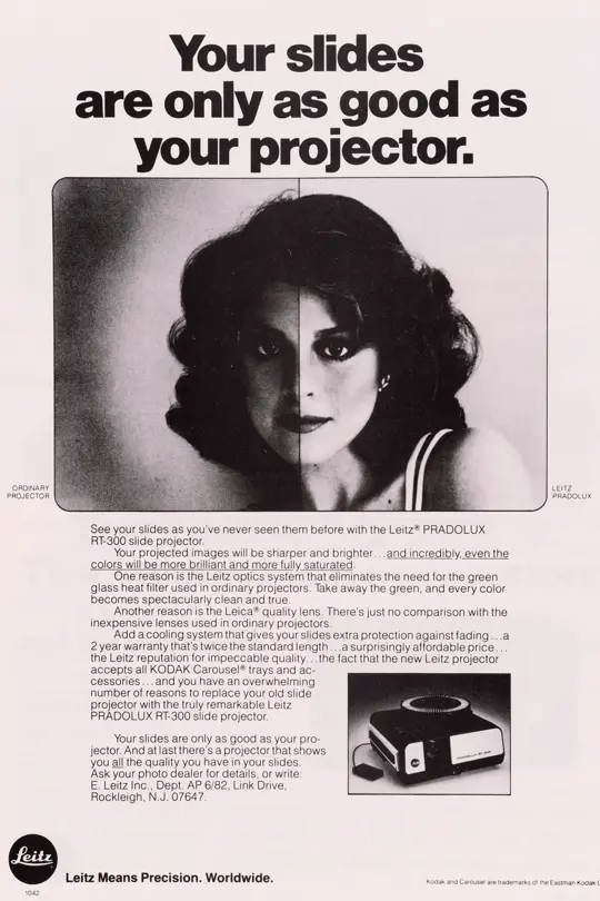 Illustrated book on the first Leica projectors