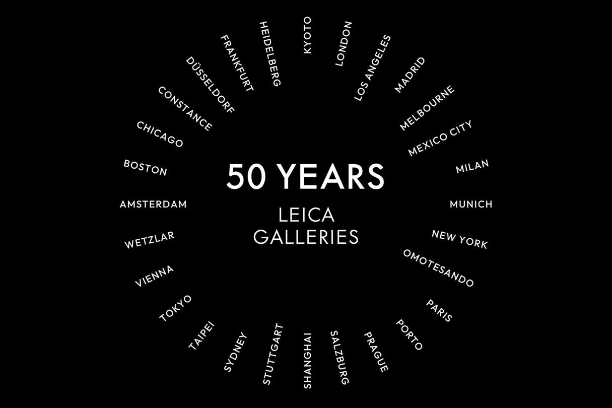Logo 50 years leica galleries