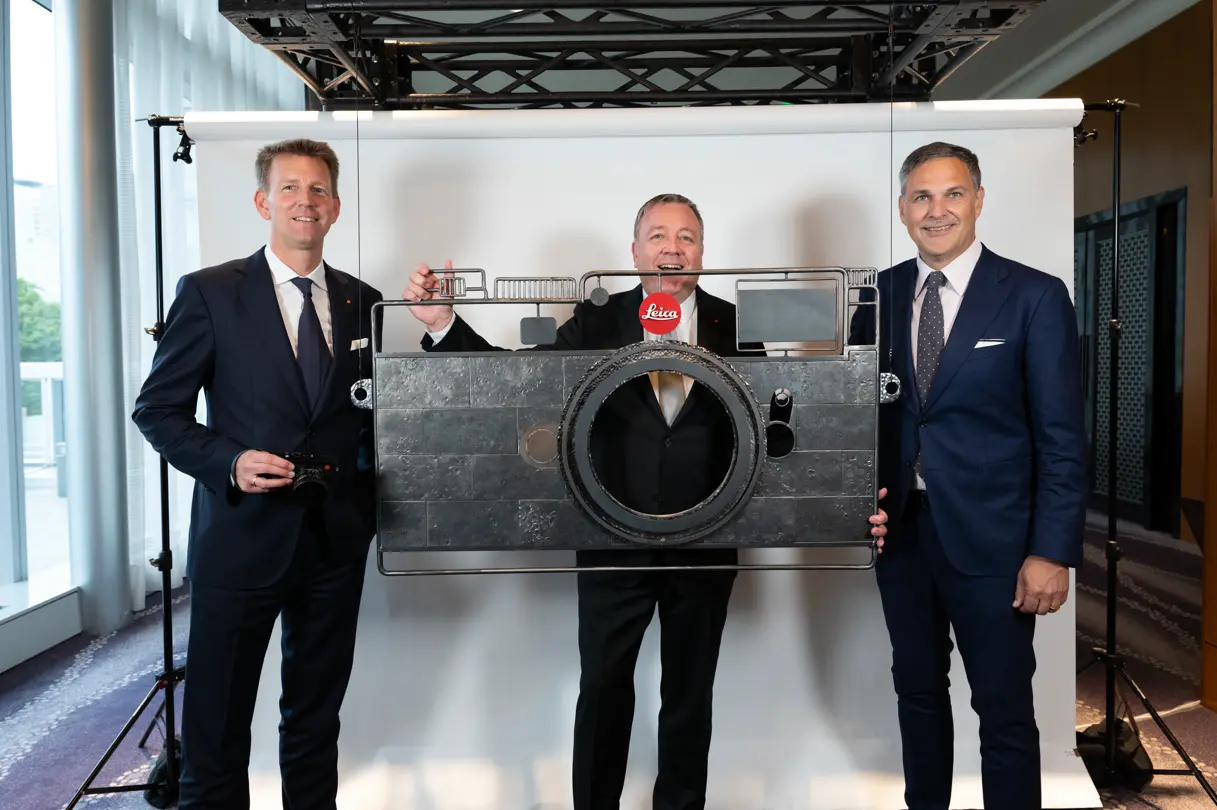 At the Leica Ginza Store Anniversary Dinner, guest portrait at the photo booth