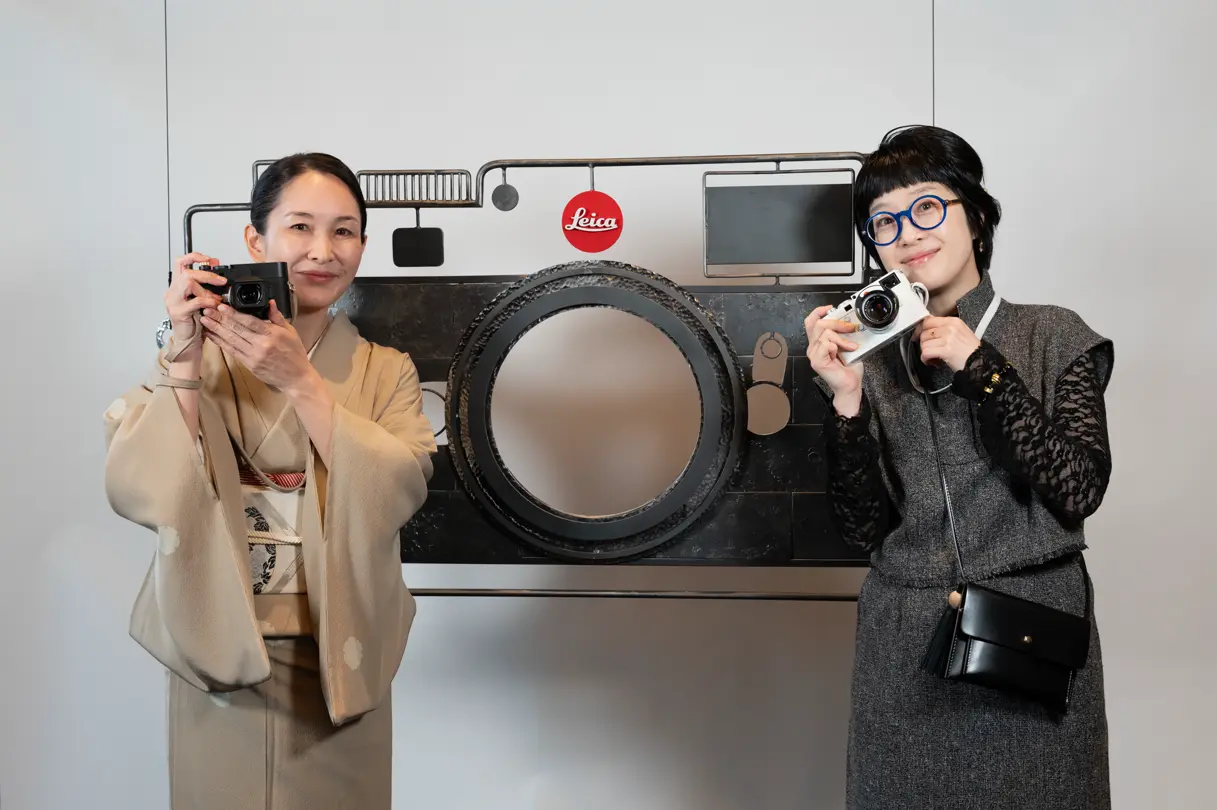 At the Leica Ginza Store Anniversary Dinner, guest portrait at the photo booth