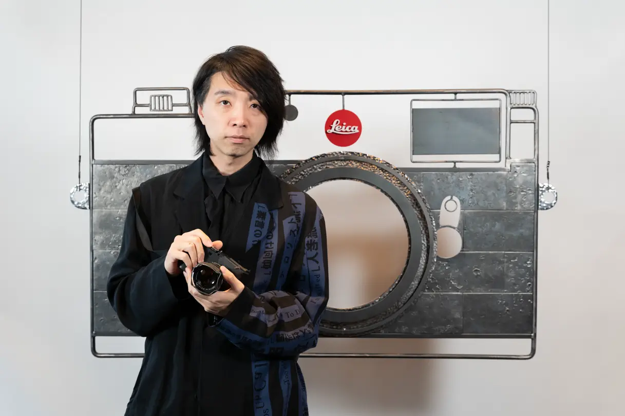 At the Leica Ginza Store Anniversary Dinner, guest portrait at the photo booth