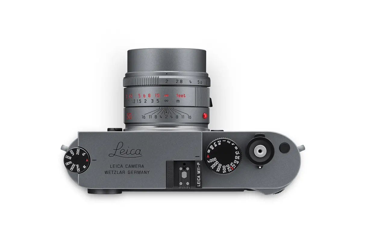 Leica M11-P Metal Gray top view