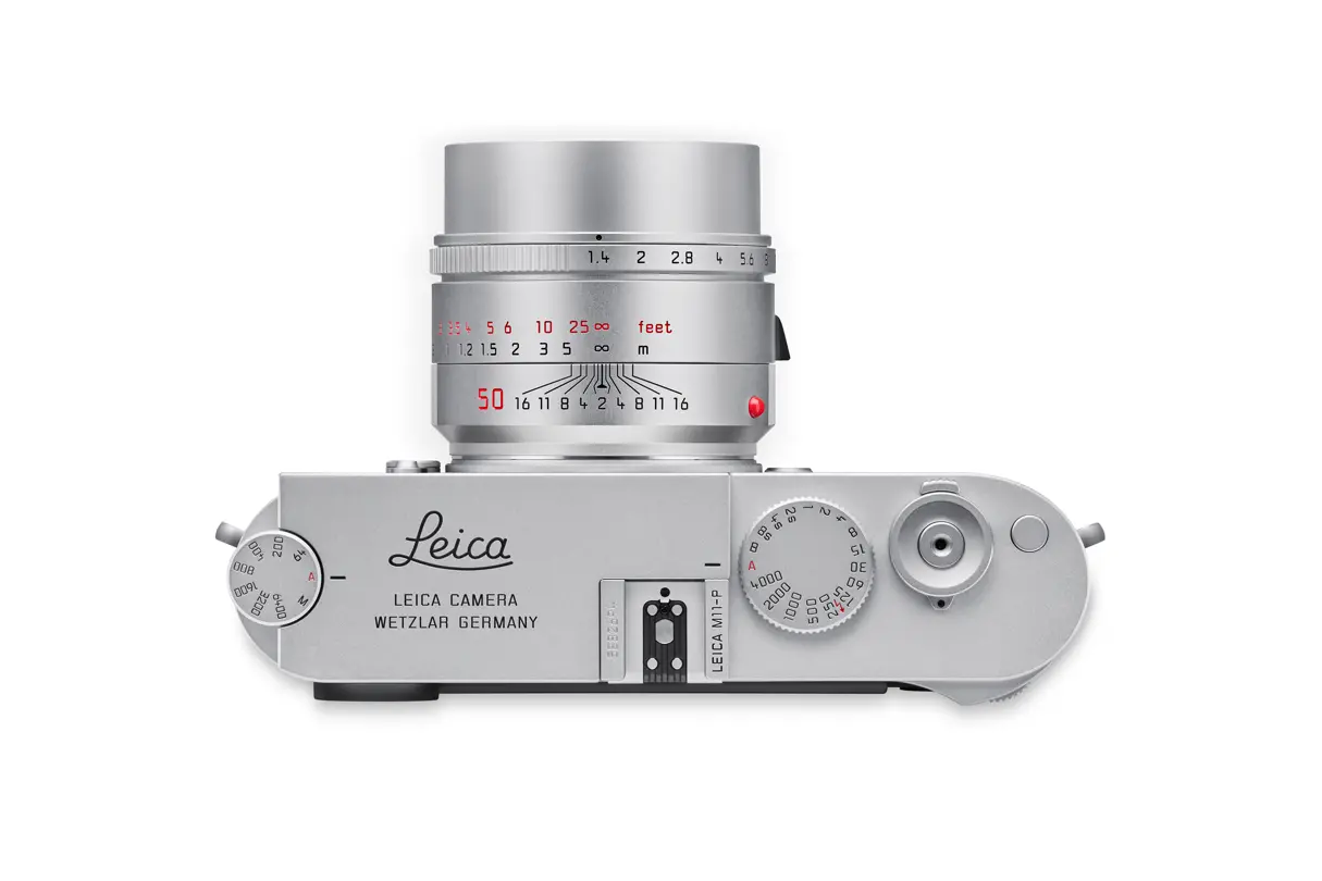 Leica M11-P Silver top view