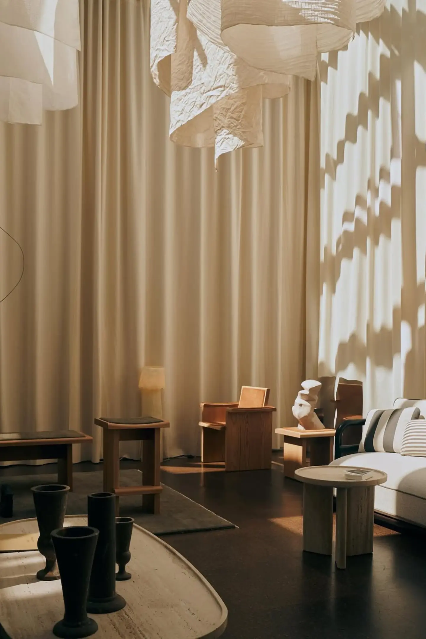 A room of design objects