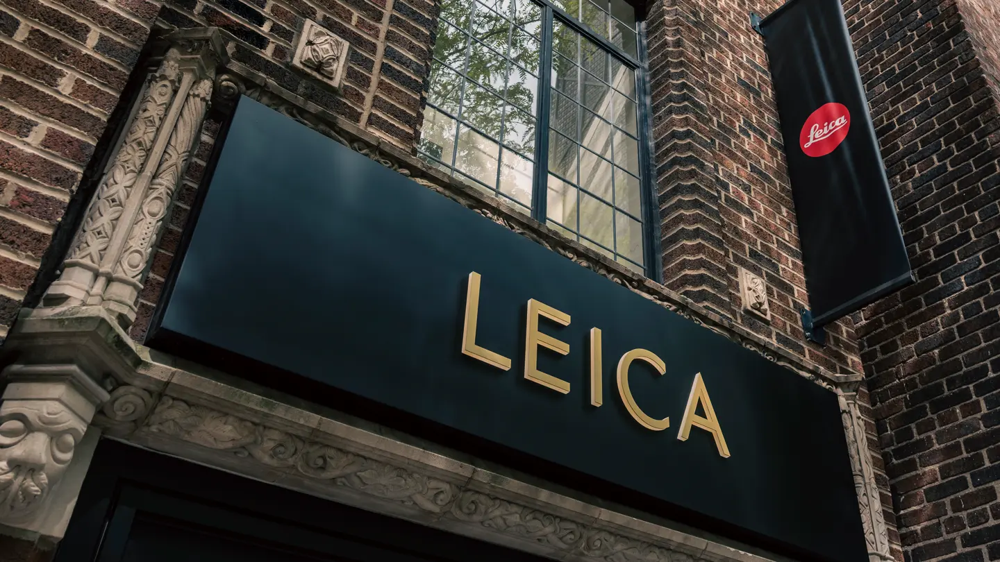Brick House, Leica Store Sign