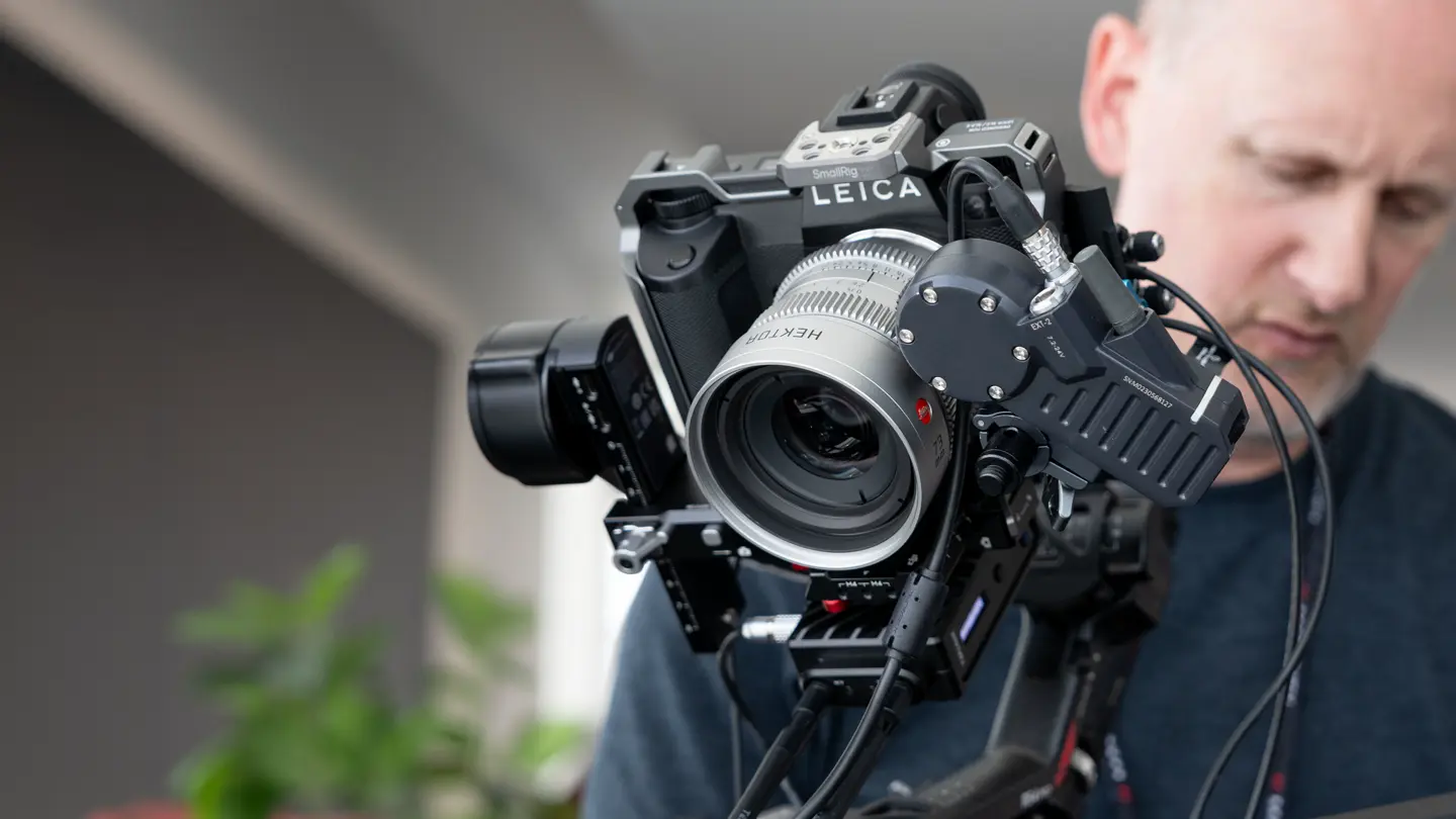 Leica SL3-P with video equipment