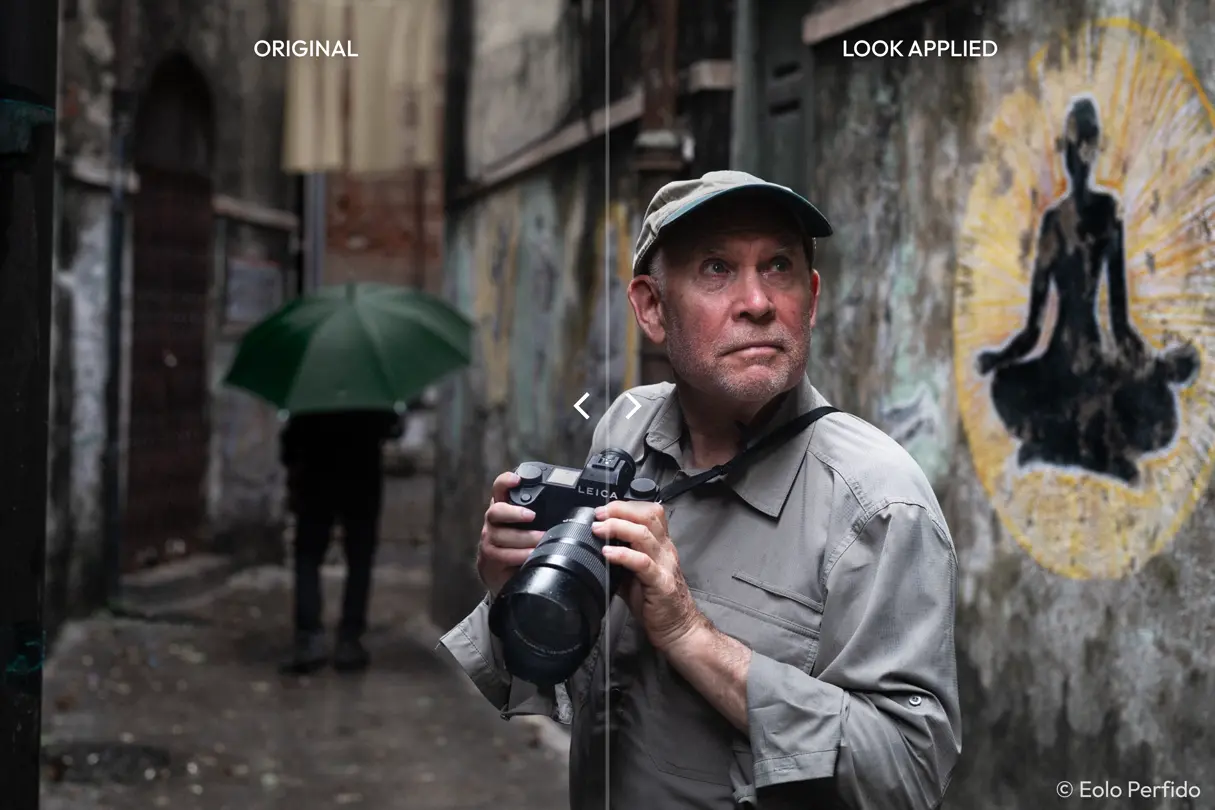 Steve McCurry Artist look comparison example image