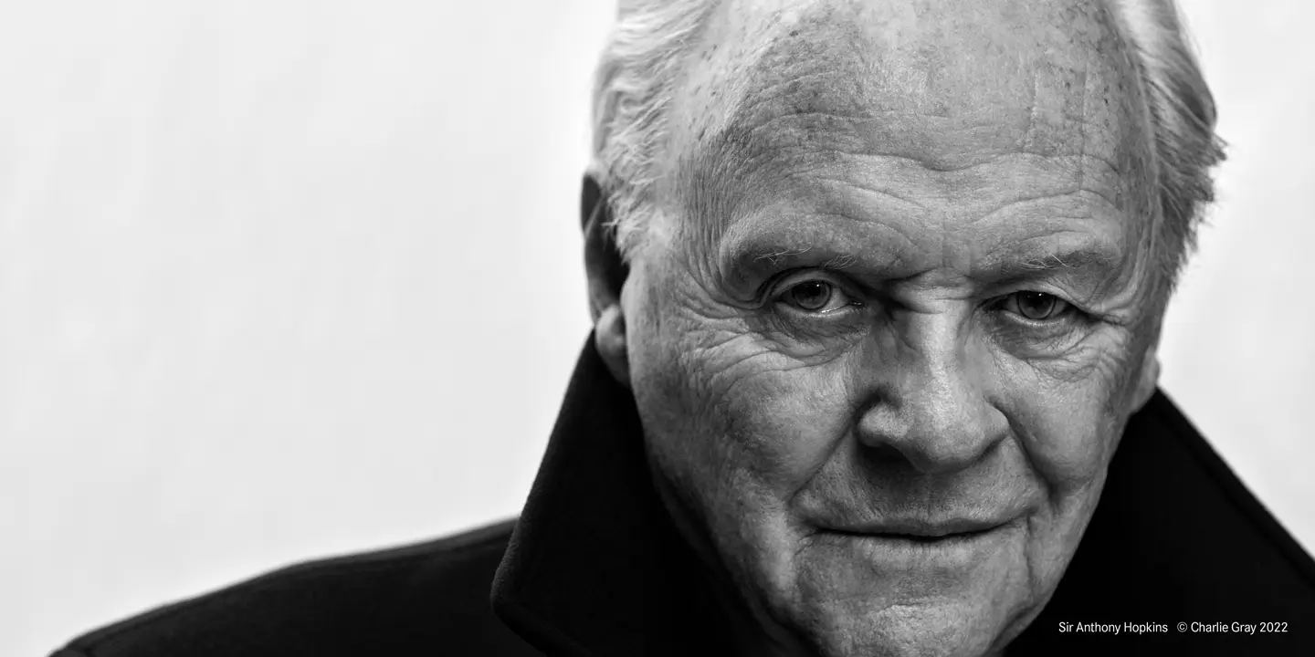 Portrait of Sir Anthony Hopkin.