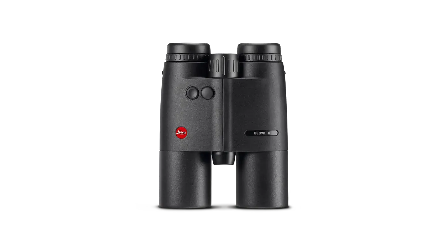The Leica Geovid R stands on a background