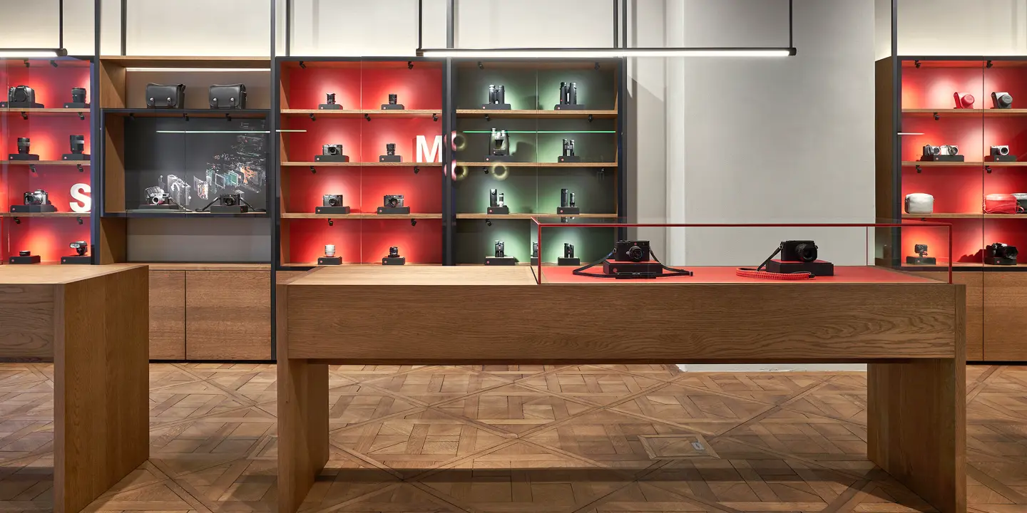 Leica Store Vienna inside view