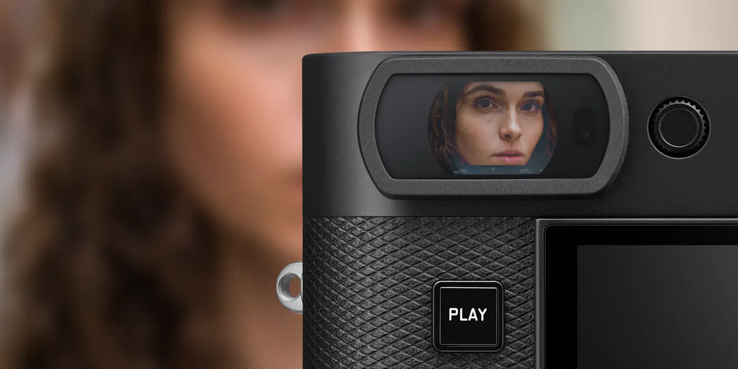 View through a electronic viewfinder