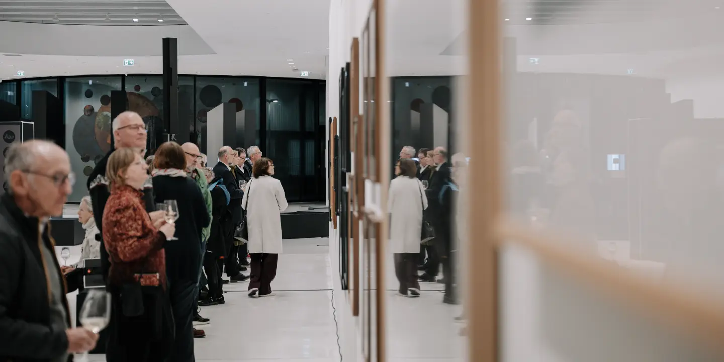 People at a Leica Vernissage