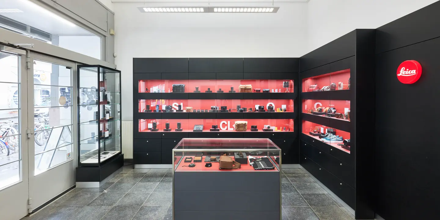 Leica Store Wien West insideview
