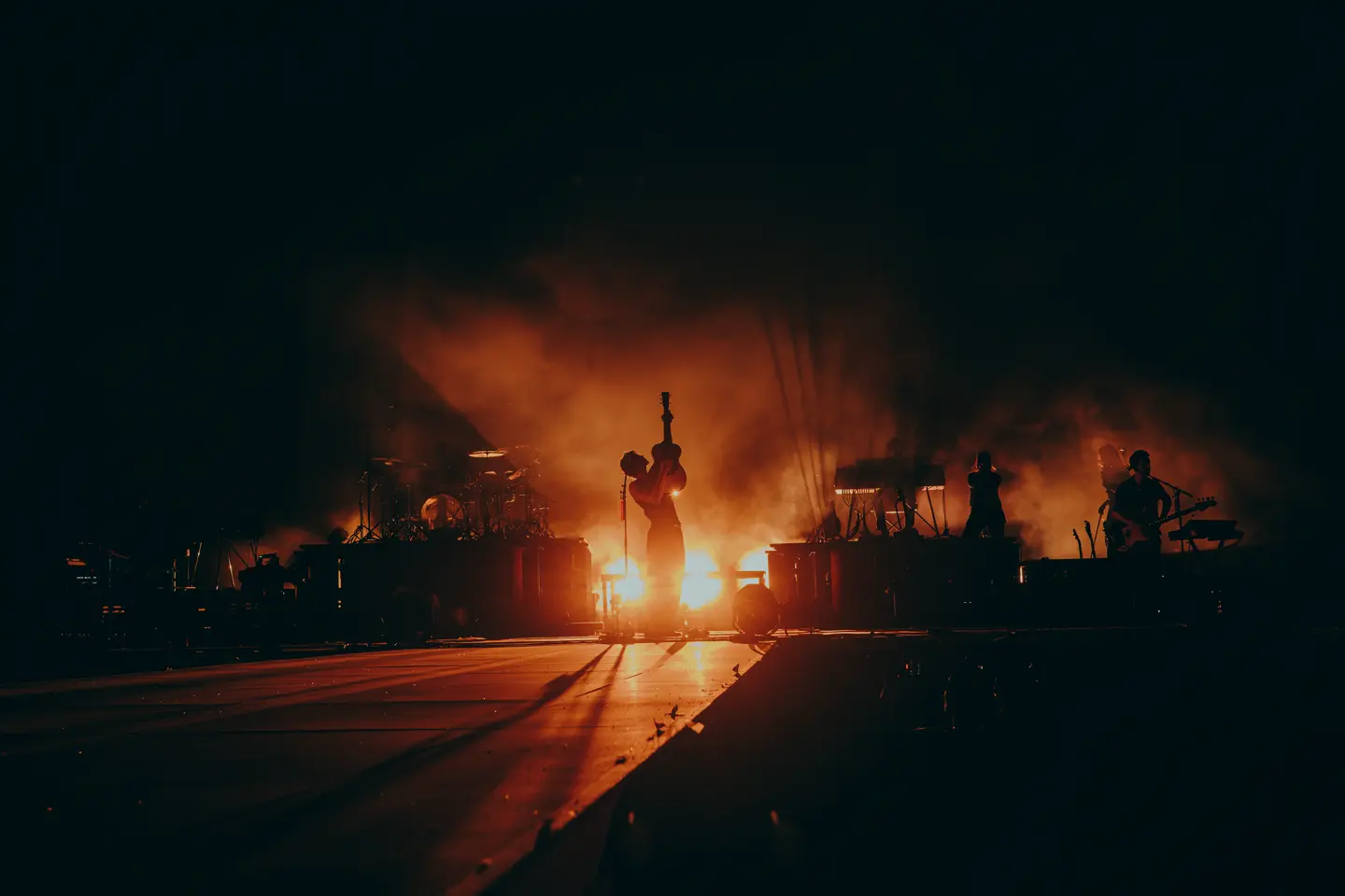 Shawn Mendes on stage at sunny hill festival