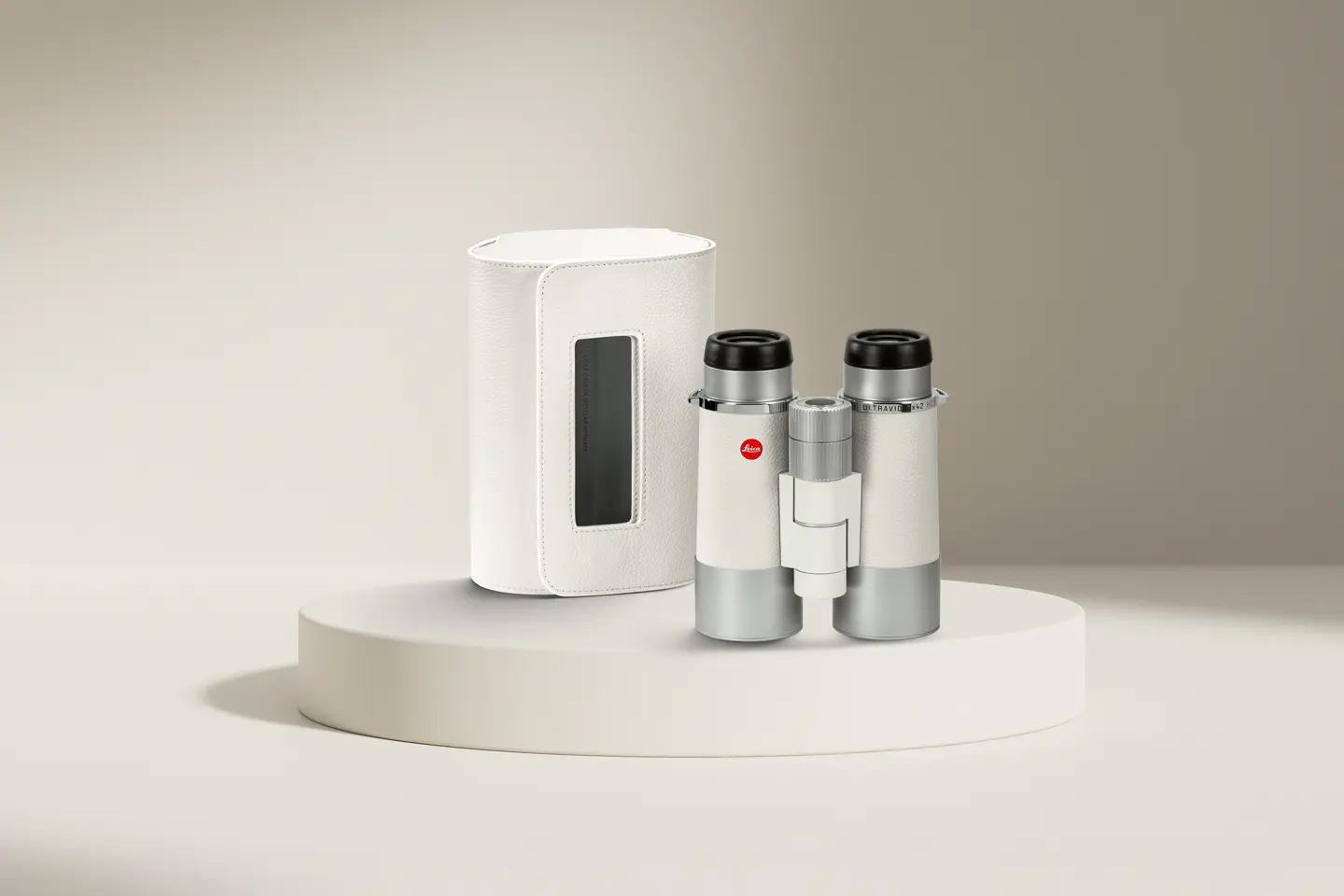 Leica Ultravid White Ocean on a display