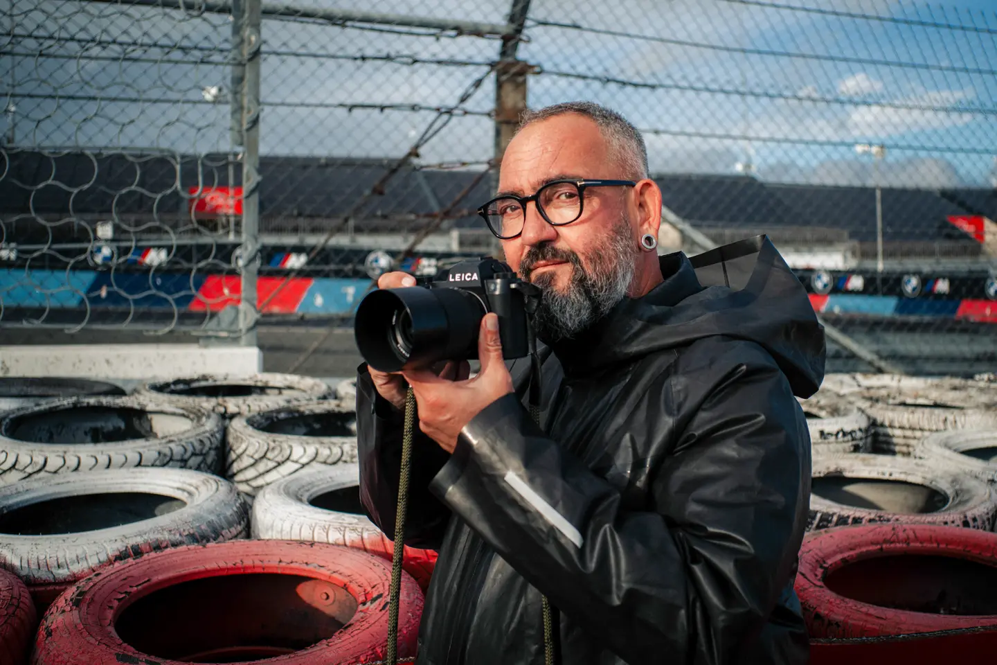 Callo Albanese with the Leica SL3-P at the Nürburgring during the 24-hour race