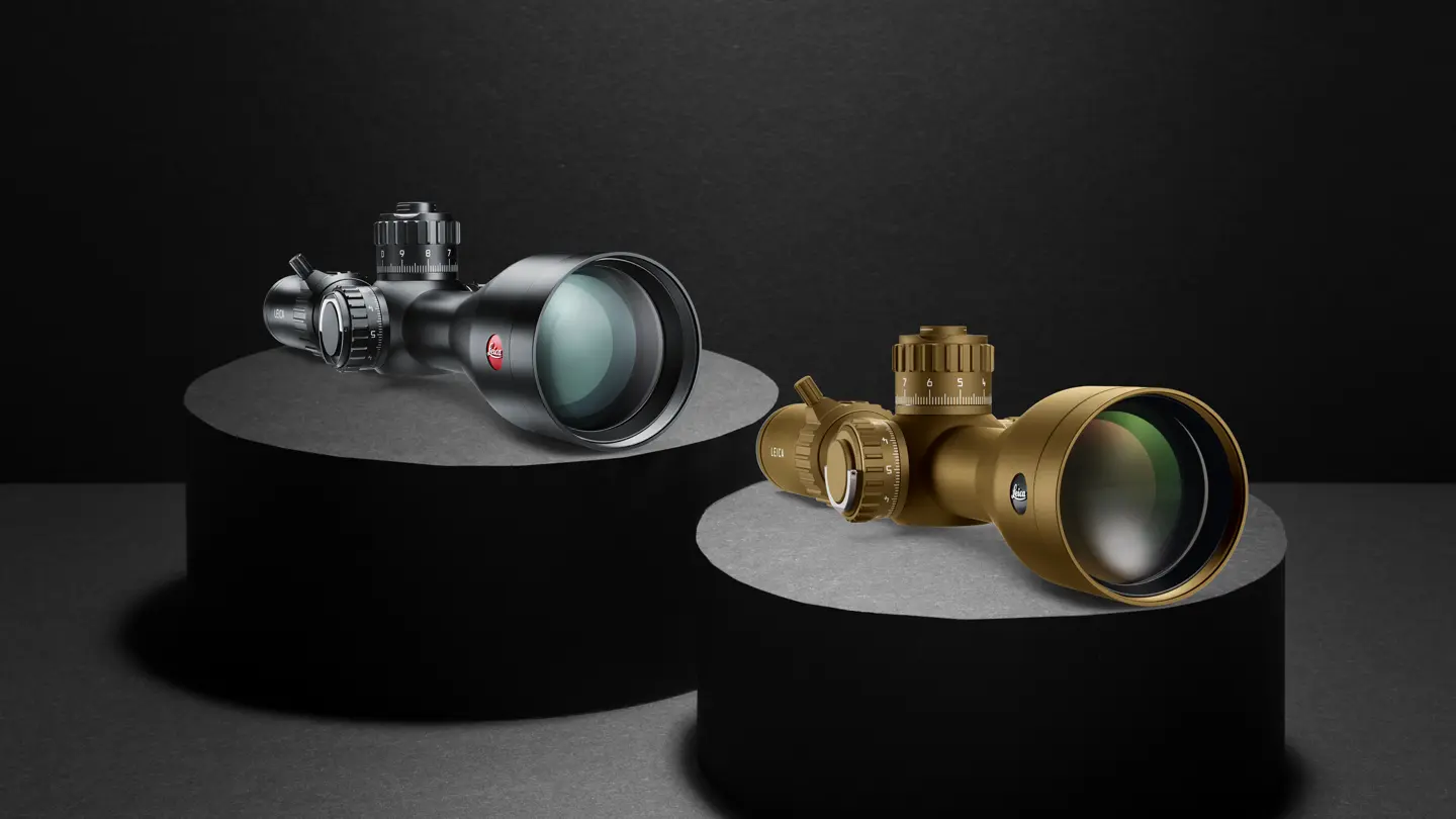 Both Leica PRS products lying on a display
