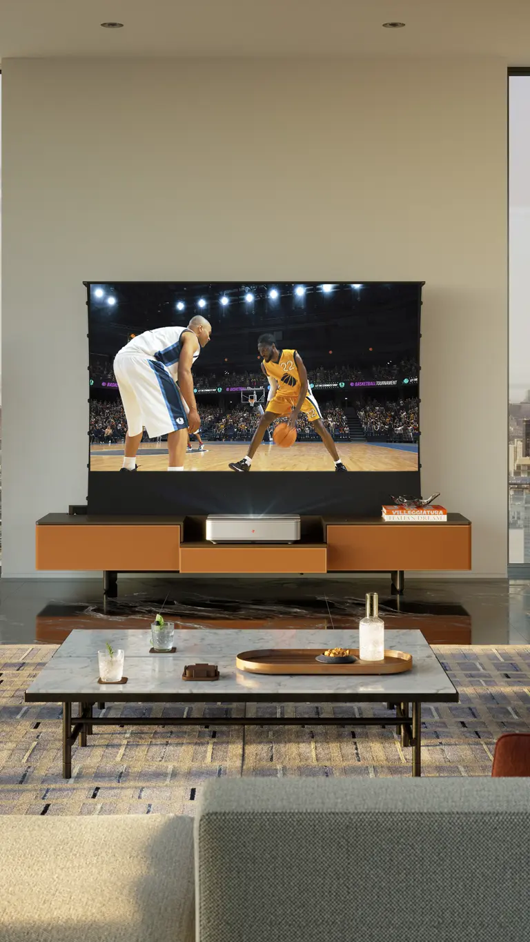 American living room with Cine 1