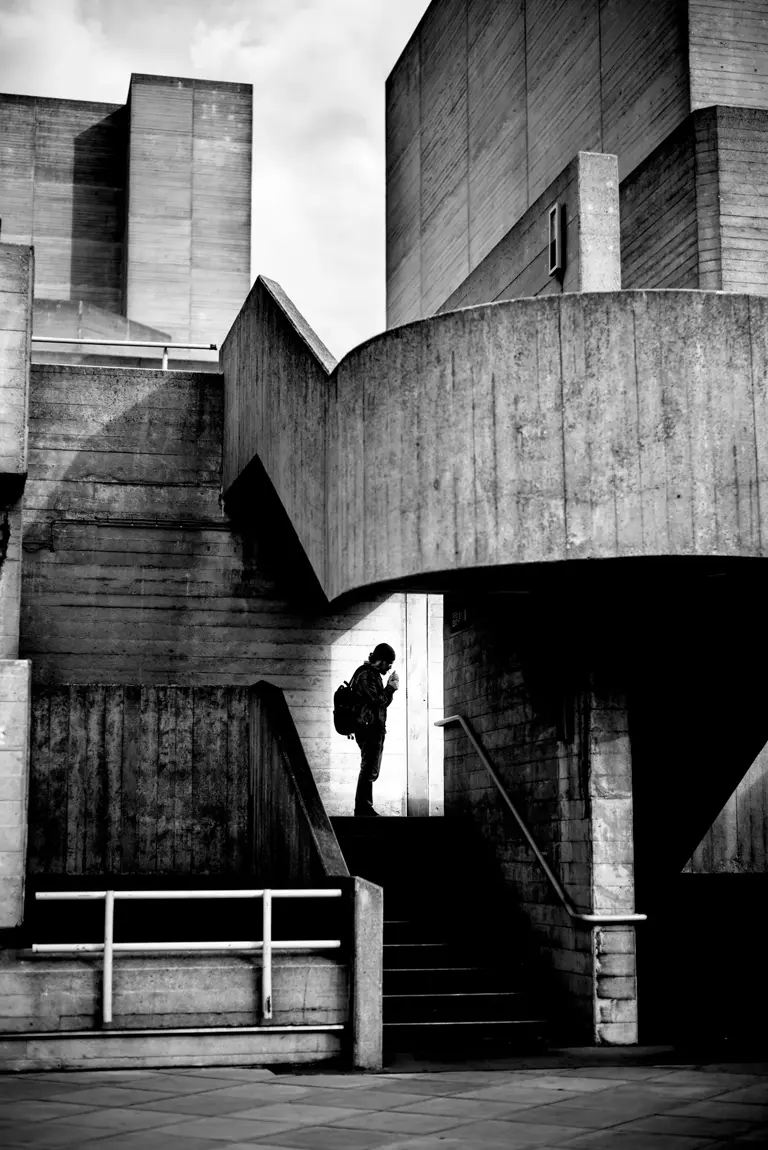 architecture black and white