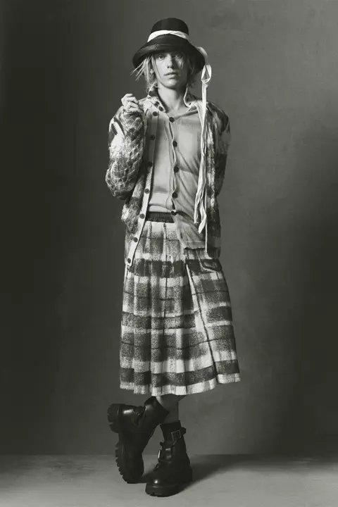 portrait en noir et blanc