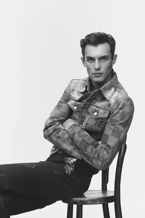 portrait en noir et blanc