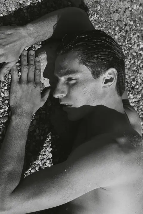 portrait en noir et blanc