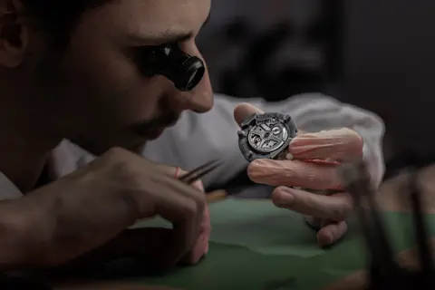 The production of a Leica watch