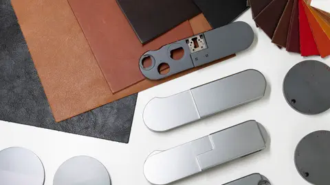 Metallic grey design cutlery 