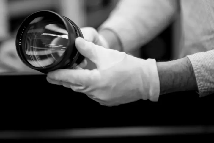 black and white photo leica lense