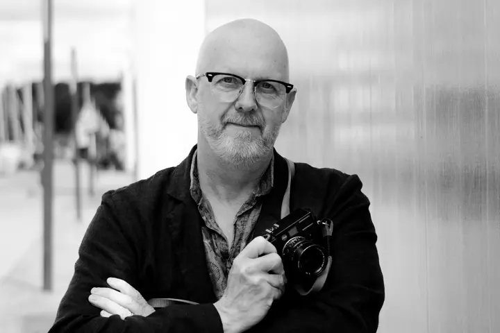 Morten Albek with his Leica camera
