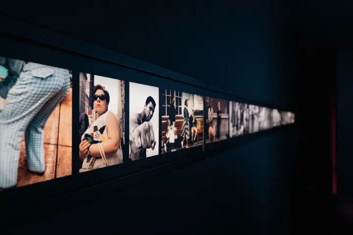 Photo wall of iconic images
