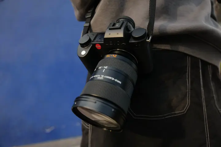 Image of Leica SL3-s on Holly-Marie Cato's hip