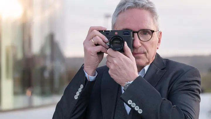 Peter Karbe with the Leica M.