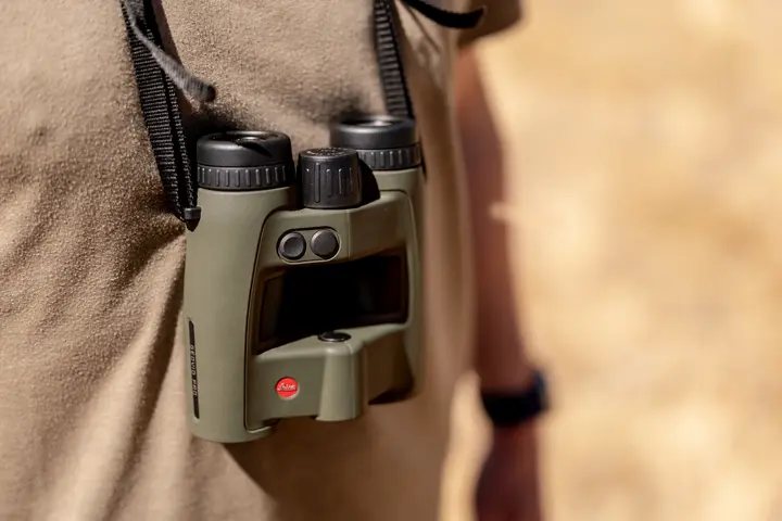 Hunter with his Leica Geovid Pro 10x32 Edition Green