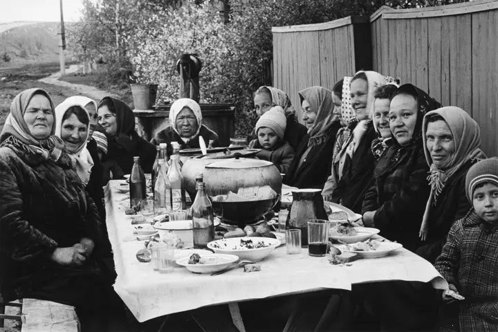 old women around a table