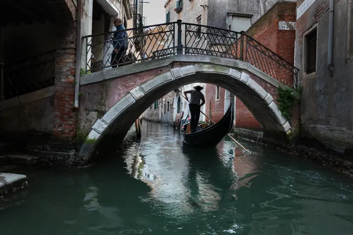 Gondolier in Venice