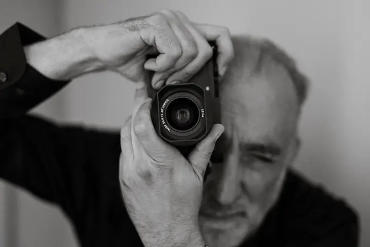 Carlo Carletti with the Q3 Monochrom