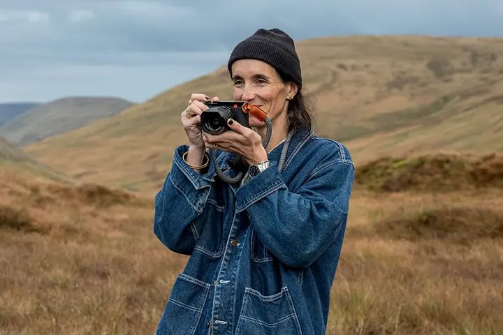 Nina Davidson with her Leica Q3