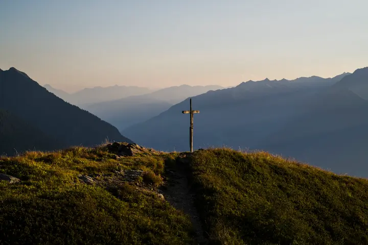 the cross on the mountaintop