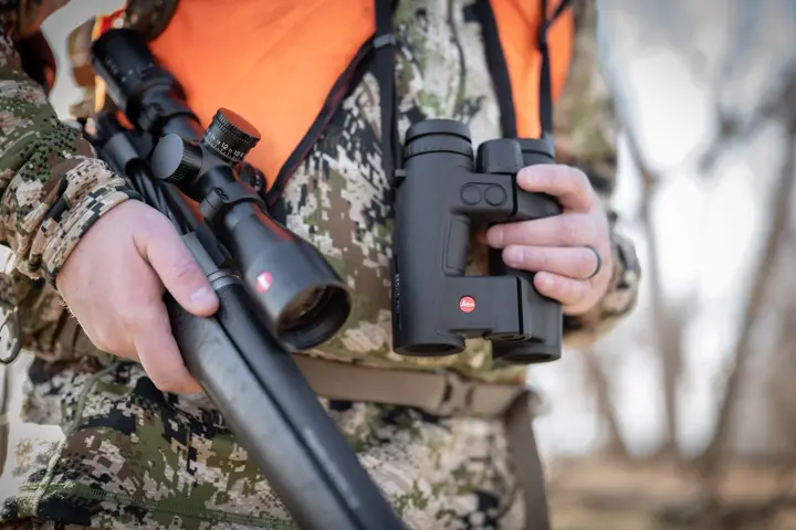 Hunter and his Leica Geovid Pro