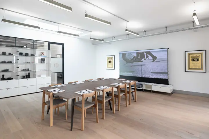 Colour image of the Akademie room in Leica Client Care in Soho