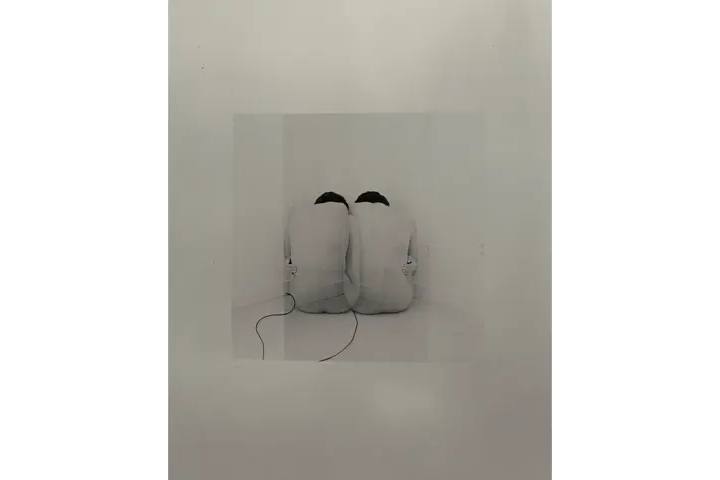 Black and White image by Sayuri of a persons back