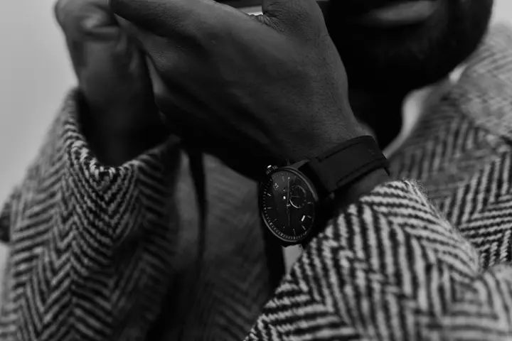 Man with a Leica ZM2 watch