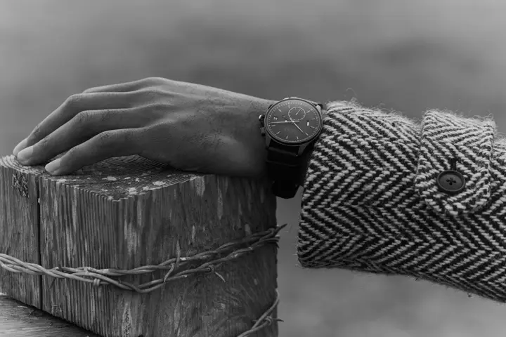 Man wearing Leica Watch ZM 2