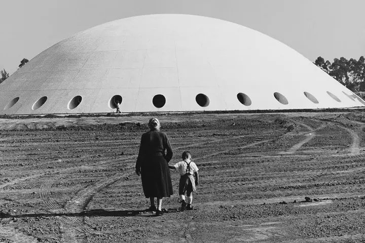 Black and white picture, shot by German Lorca